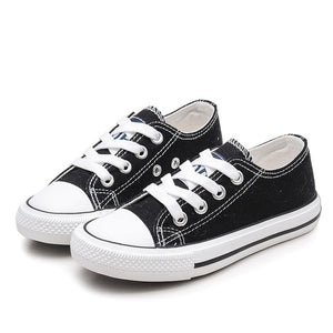 2019 Kids Shoes for Girl Children Shoes Boys Sneakers 2017 Spring Autumn Girls Shoes White Short Solid Fashion Children Shoes