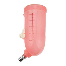 Load image into Gallery viewer, 500ML Pet Water Feeders Metal Pipe PE Drinking Bottle Dog Cat Rabbit Wall Hanging Feeder Puppy Kitten Pet Drinking Bottle
